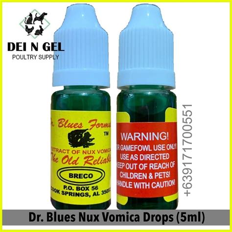 Dr. Blues Nux Vomica Drops (1 BOTTLE) .